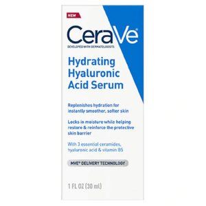 CeraVe Hydrating Hyaluronic Acid Face Serum (new)